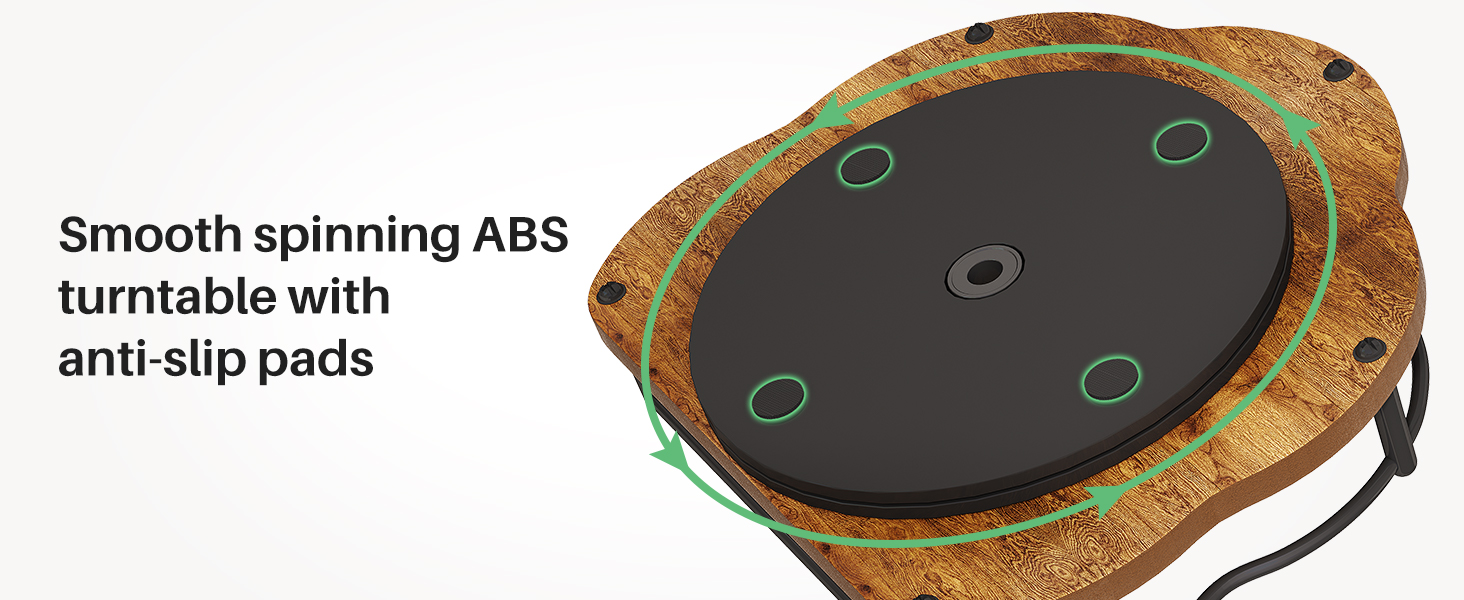 lazy susan turntable for cabinet