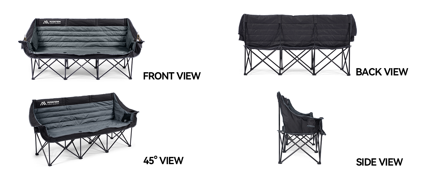 3 person camping chair