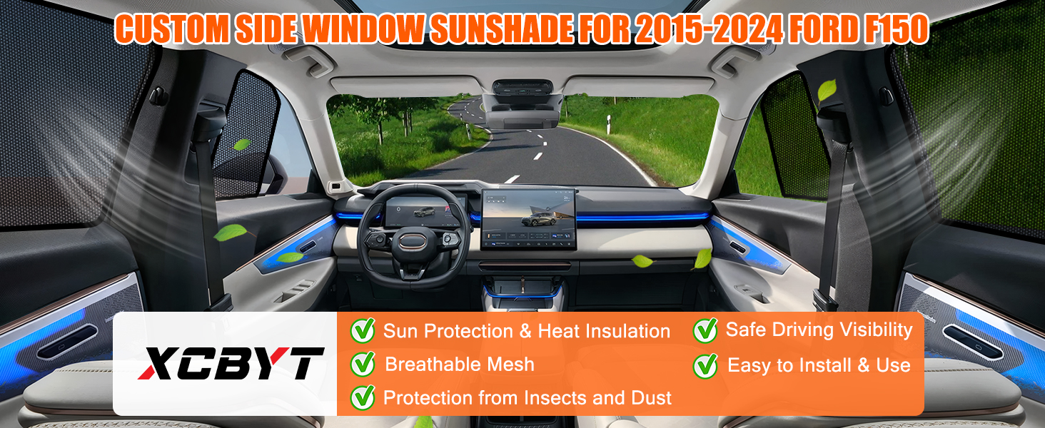 F150 window shades