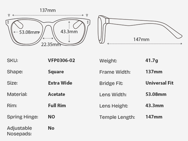 プジョル ページ 27cm Mabel Eyeglasses in Square Black Frame | Zeelool