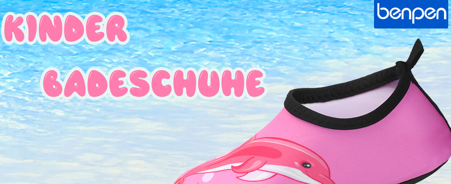Badeschuhe Kinder Wasserschuhe,Schwimmschuhe Strandschuhe Barfußschuhe Jungen Mädchen Aquaschuhe 