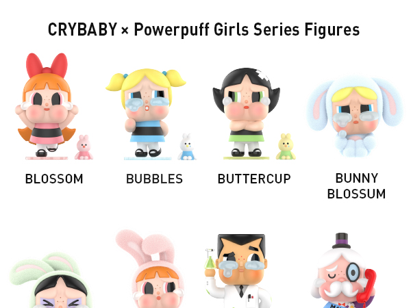 POP MART Crybaby Powerpuff Girls Series Collectible Figures