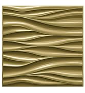 gold 3d wall panels