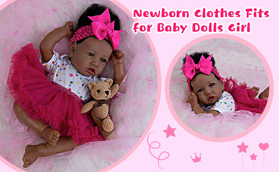 EKOKIZ Reborn Baby Dolls Clothes Girl Baby Clothes 1722