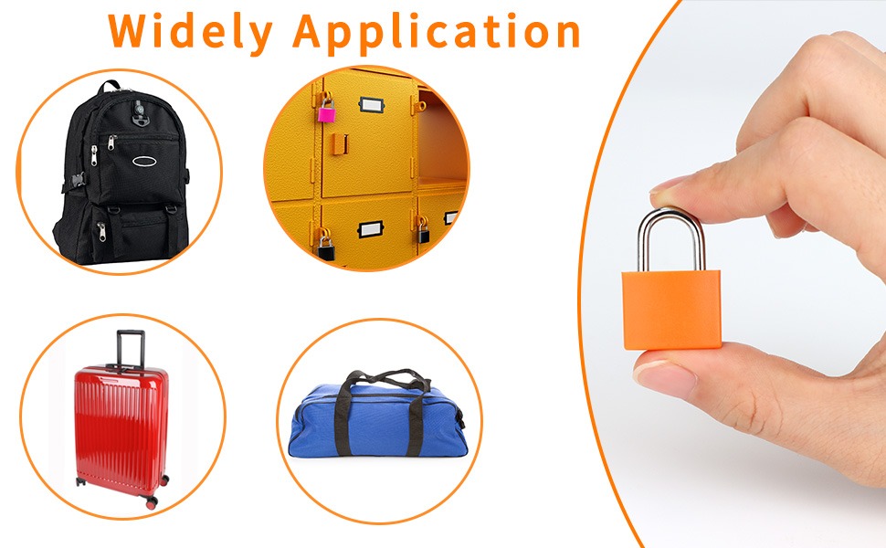 Metal Padlock with Key