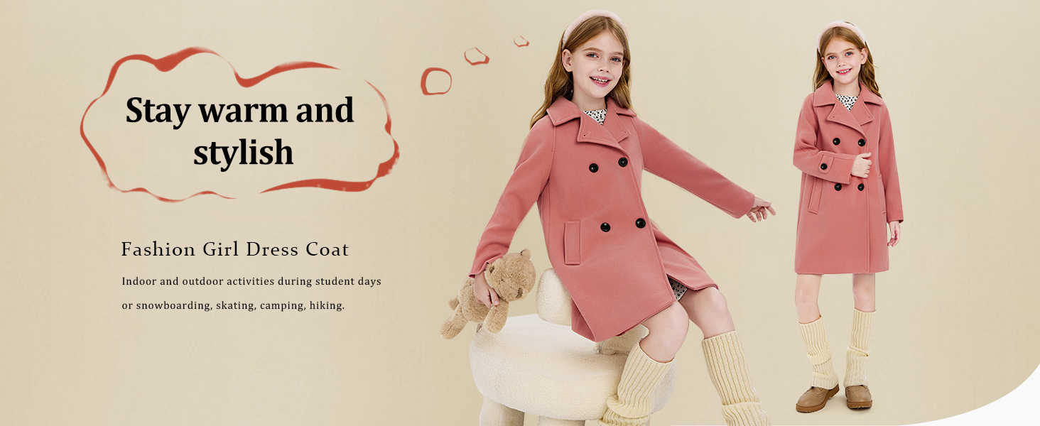 Girls Pea Coat