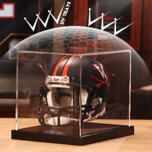 UV-protected-mini helmet acrylic-case