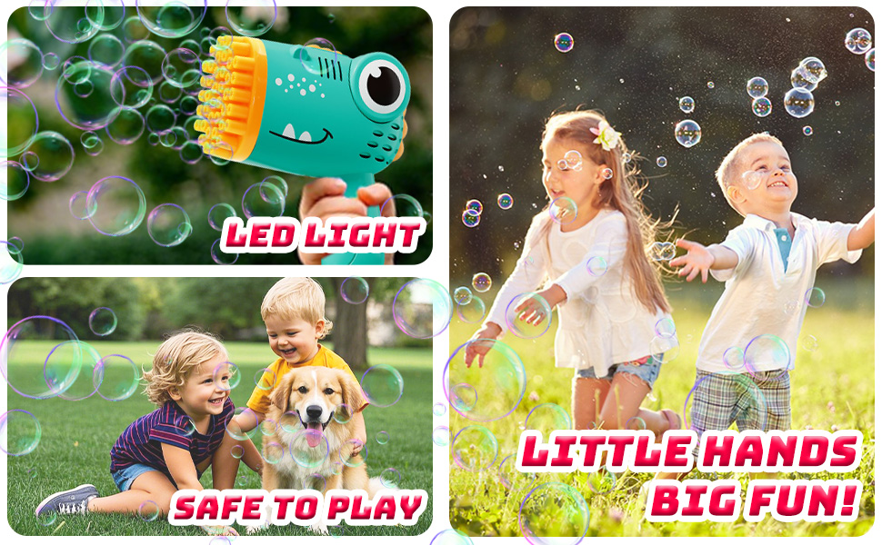 Bubble Gun for Toddlers