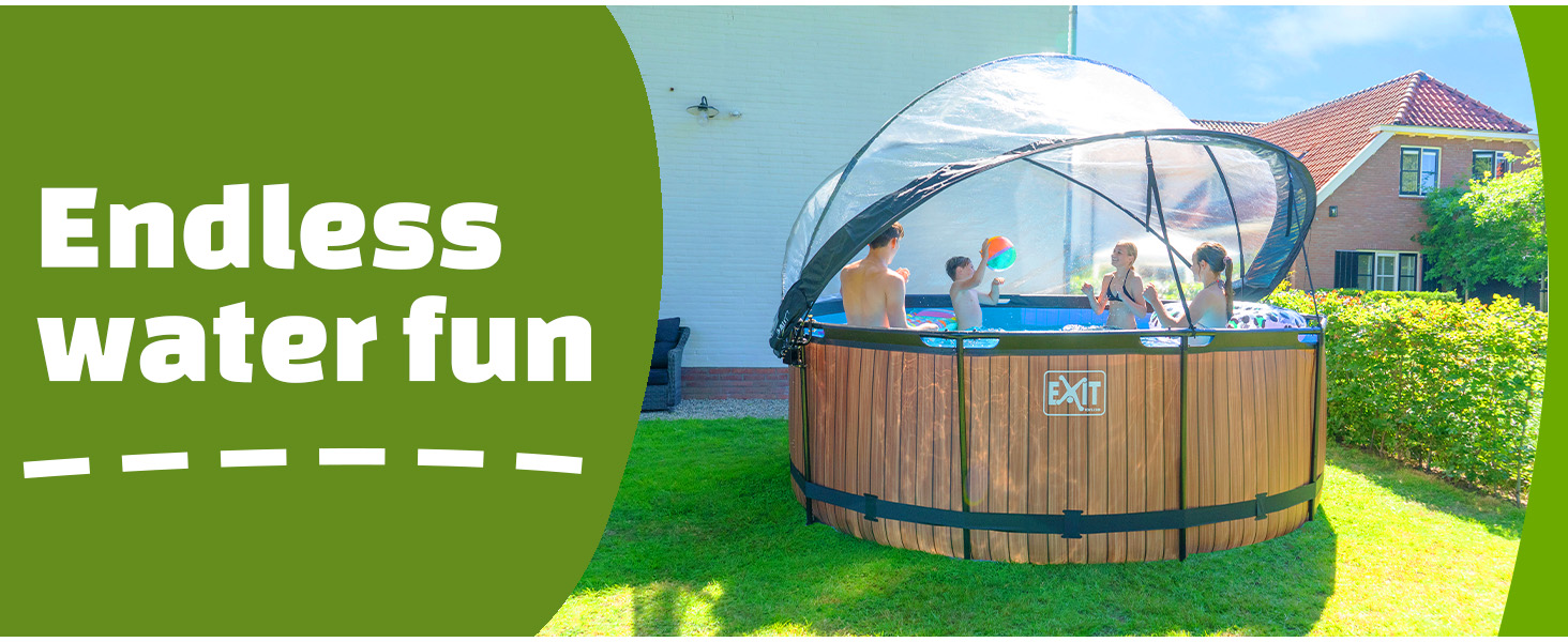 EXIT Toys swimming pool garden round universal canopy