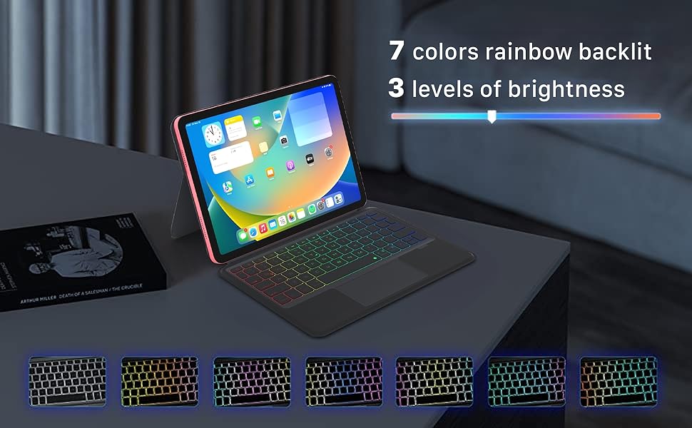 iXTRA Magic iPad 10th Generation Keyboard Case Folio Detachable Two