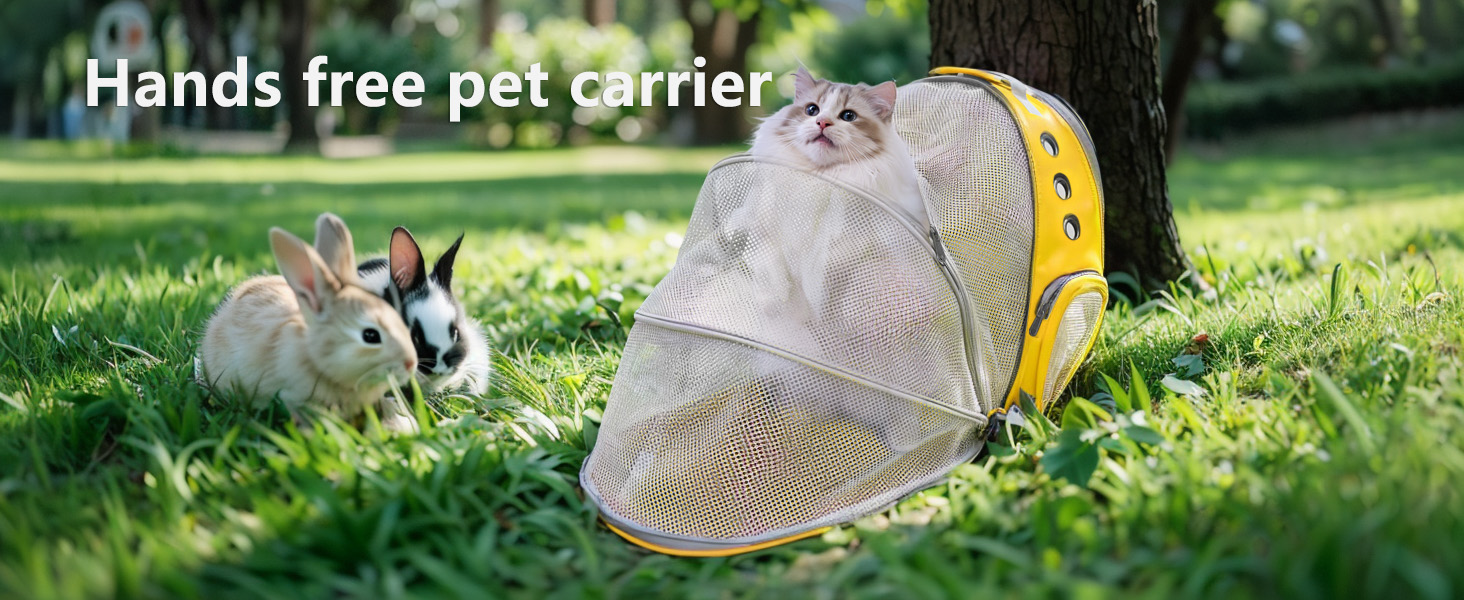 easy portable pet backpack