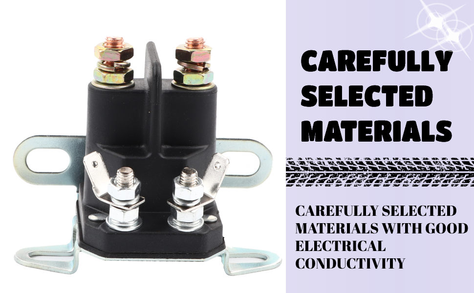 Starter Solenoid Universal 4 Post Starter Solenoid Fit for Exmark 1