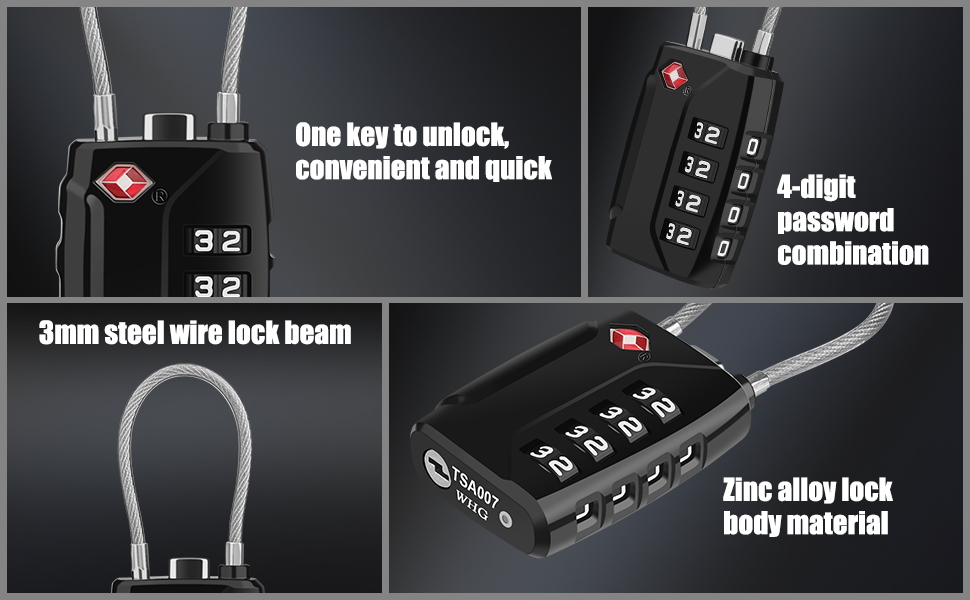 TSA Luggage Locks