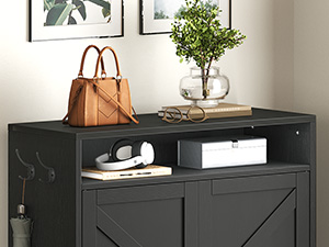  Farmhouse Shoe Cabinet 