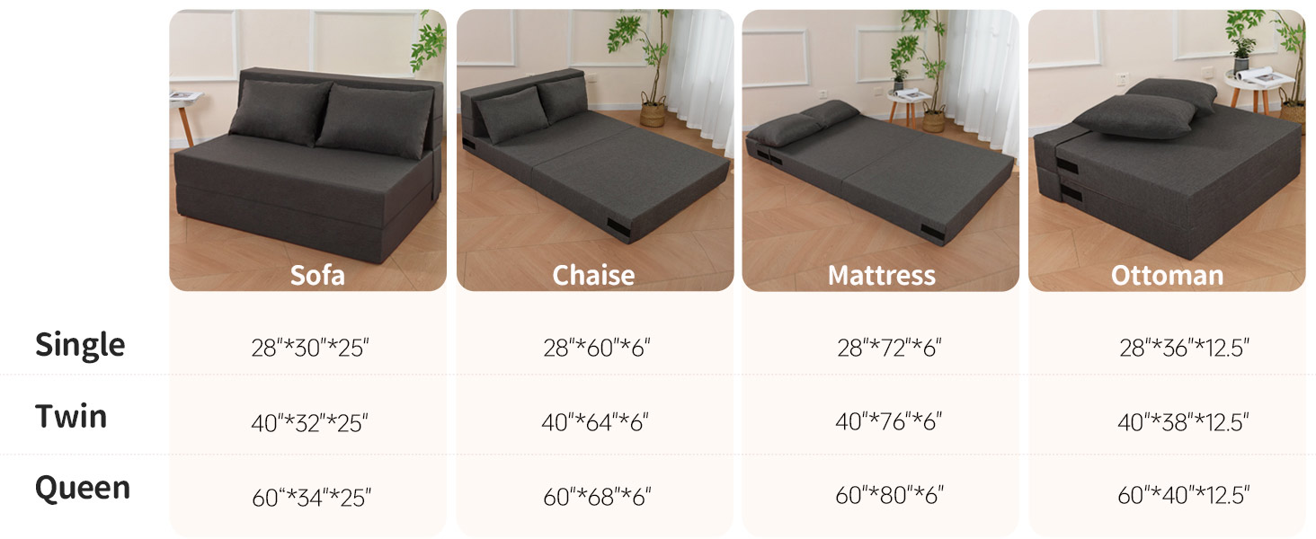 folding sofa bed