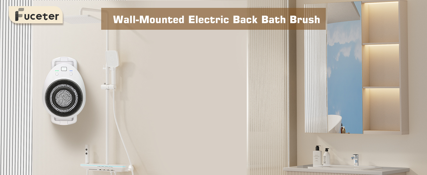 Electric Back Shower Scrubber