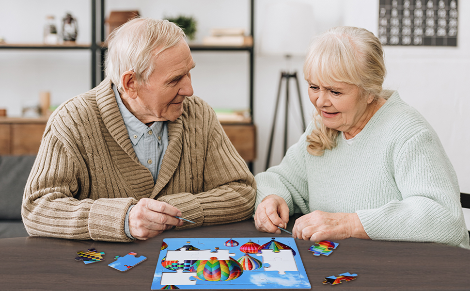 4 Pack 16 Large Piece Puzzles Dementia Alzheimer's Products