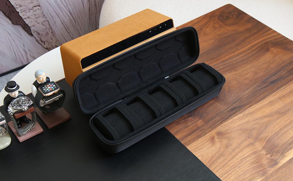 Besforu Watch Travel Case for Men and Women Portable Single