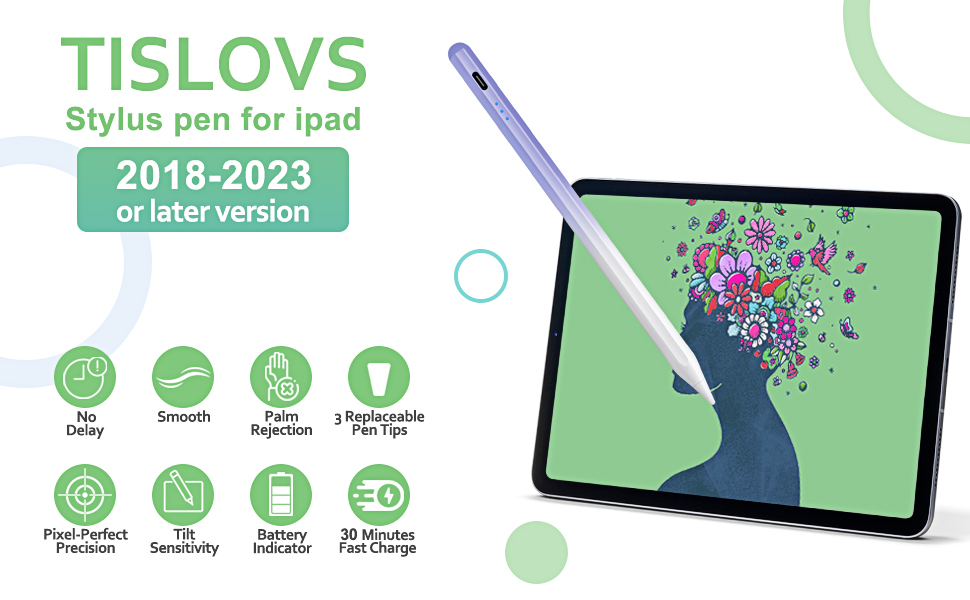Stylus Pen for iPad 20182023, Pen for Ipad, Apple