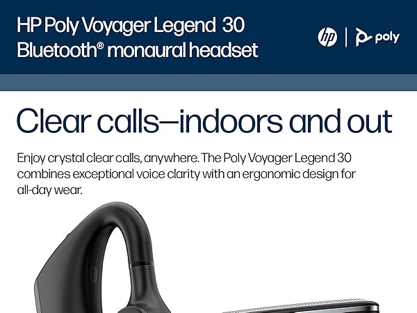 Amazon.com: POLY Voyager Legend 30 - Bluetooth Headphones