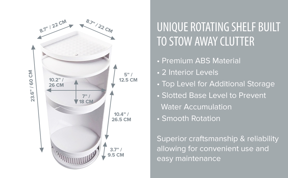 bi level storage cabinet for bathroom rotating shelf for corners