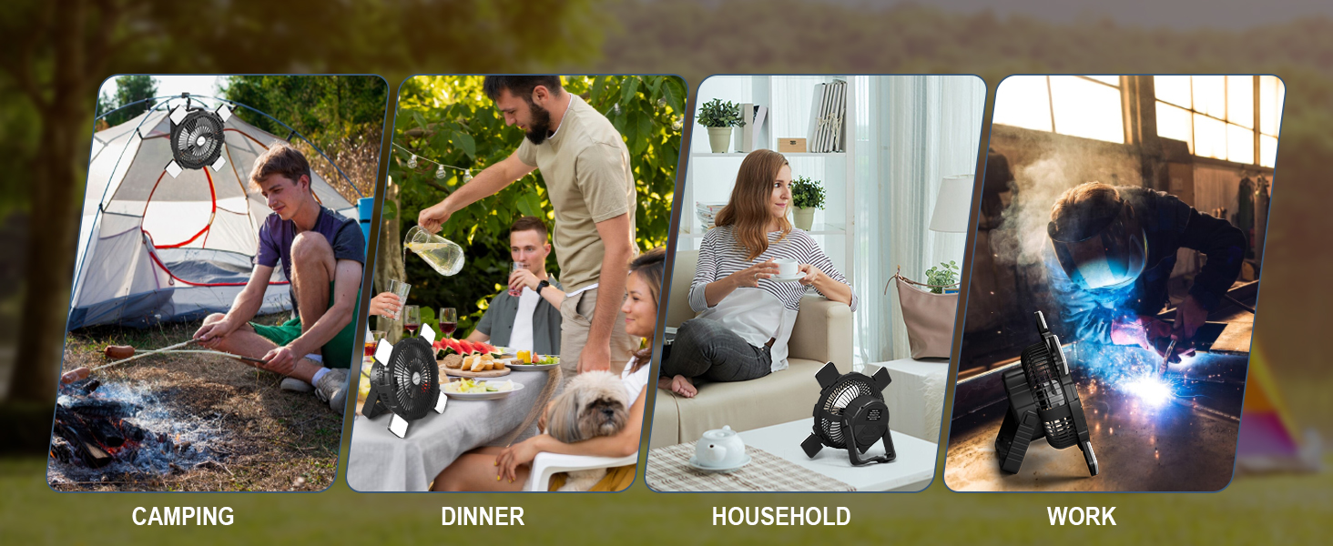 Rechargeable Outdoor Camping Fan