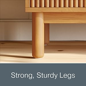 Low Profile Fluted TV Stand