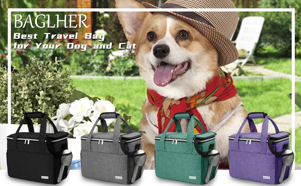 BAGLHER Dog Travel Bag Backpack Pet Supplies Backpack Pet