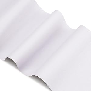 JUMRHFAN Wallpaper Border Peel and Stick for Bathroom Wall Border Sticker Home Ceiling Decorative Border Pure White(10CM X 5000CM) 10 Tabouret pliable portable