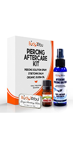 Aftercare Piercing Jojoba Tea Tree Saline Balm