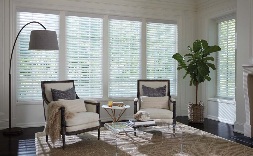 LEVOLOR Custom Cordless 2" Faux Wood Window Blind Shade