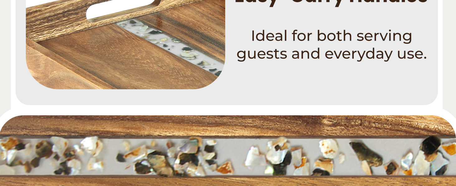 Acacia Wood Serving Tray