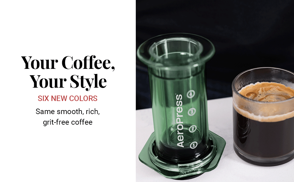 Amazon.com: AeroPress Clear Green Coffee Press – 3 In 1 Brew