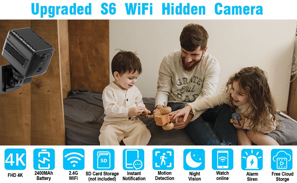 mini hidden spy camera 4k