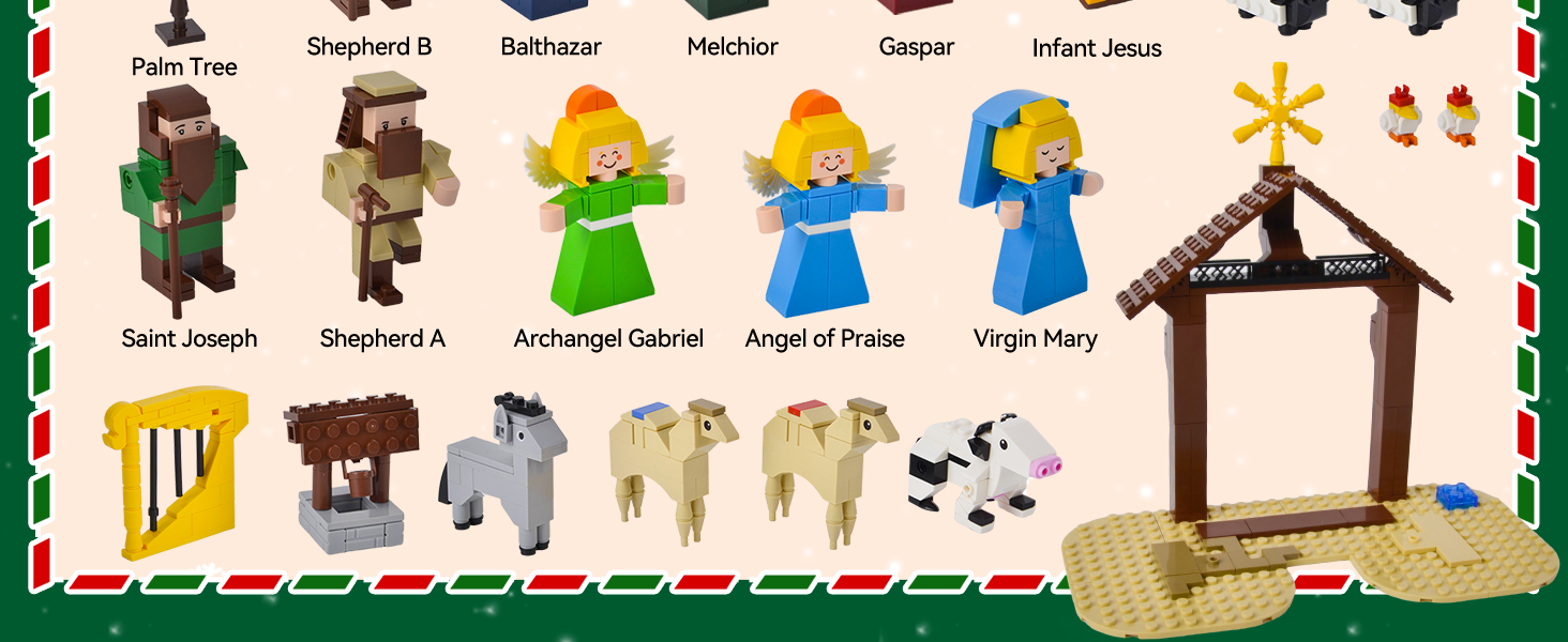 Nativity Advent Calendar 2025 Kids