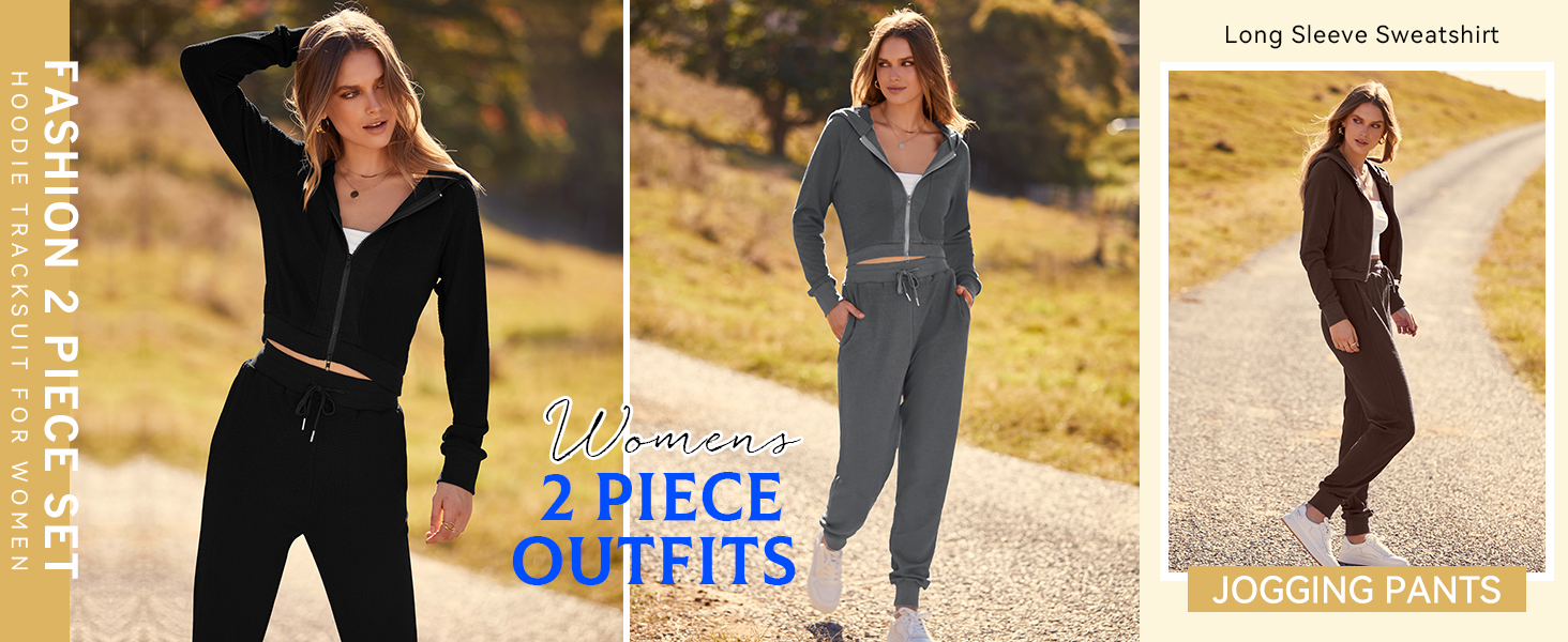 two piece sweatsuits