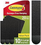 Command 20 Lb XL Heavyweight Picture Hanging Strips, Damage Free Hanging Picture Hangers, Heavy D...