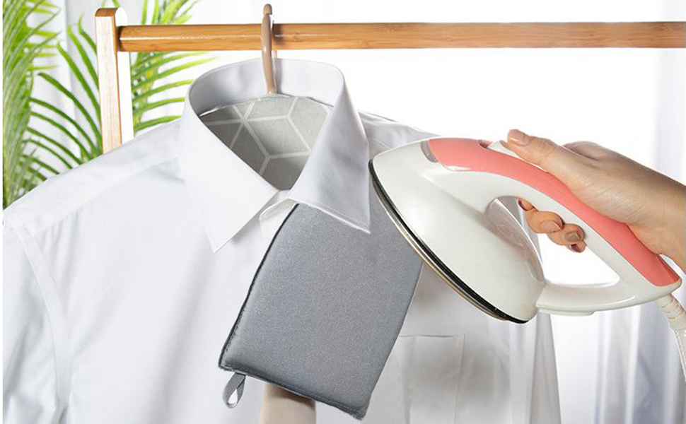 Garment Steamer Ironing Glove Mitt with Finger Loop for