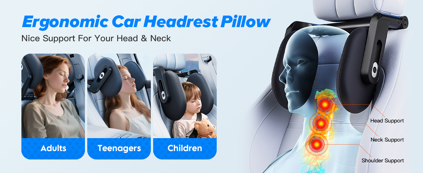 Appuie-Tête de Voiture