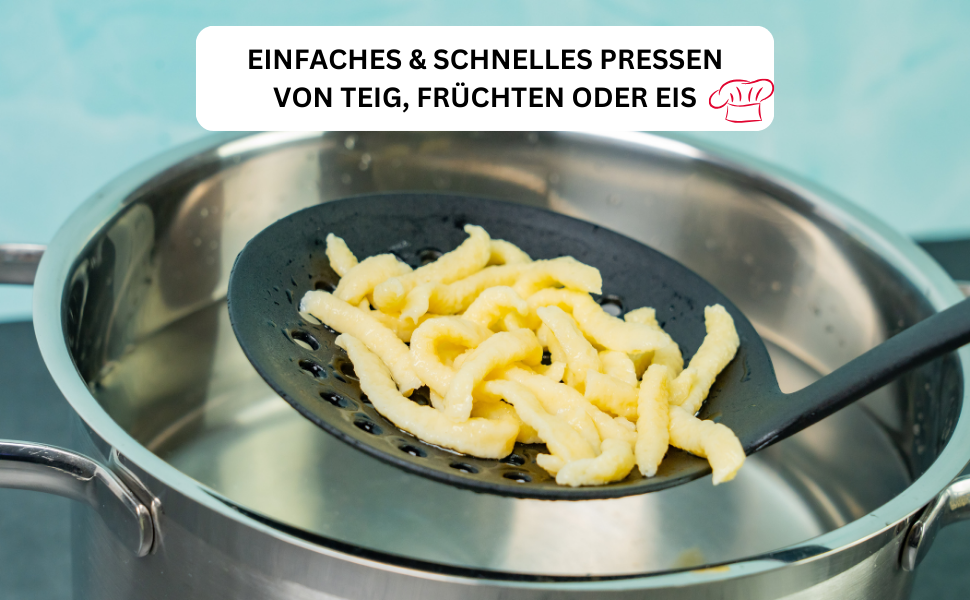 Westmark Spätzle-Set, 2tlg., 1 Spätzle-/Kartoffelpresse mit runder ...