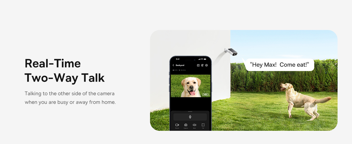 Baseus Solar Security Cameras Wireless Outdoor S1 Lite, 2K QHD Solocam outdoor security camera