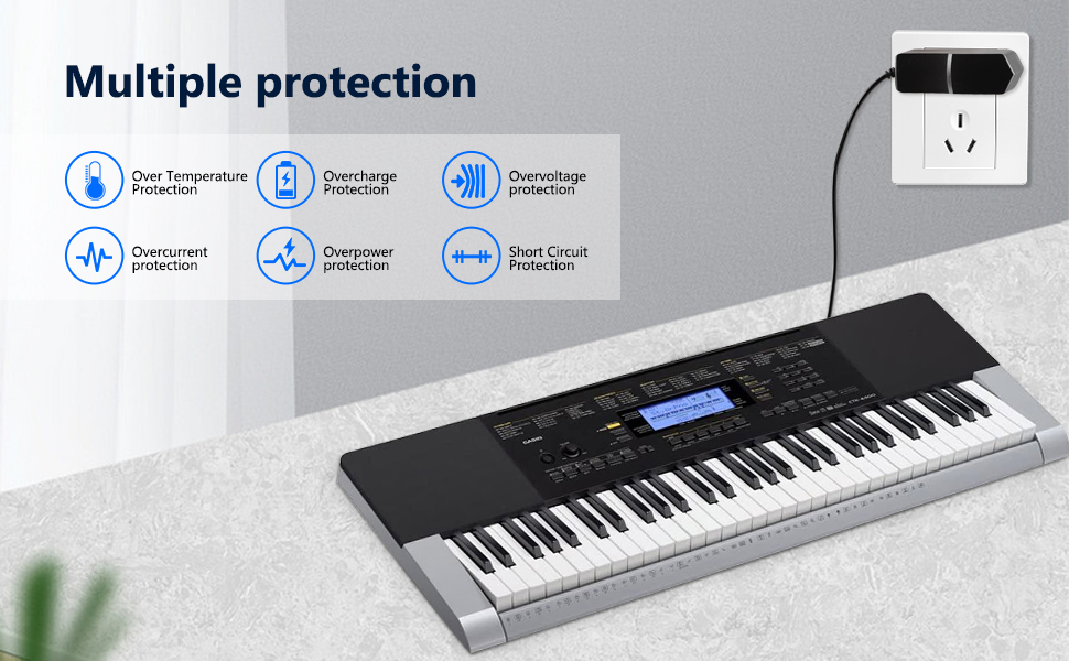 BXIZXD 9.5V AC/DC Adapter for Casio ADE95100LU, Power