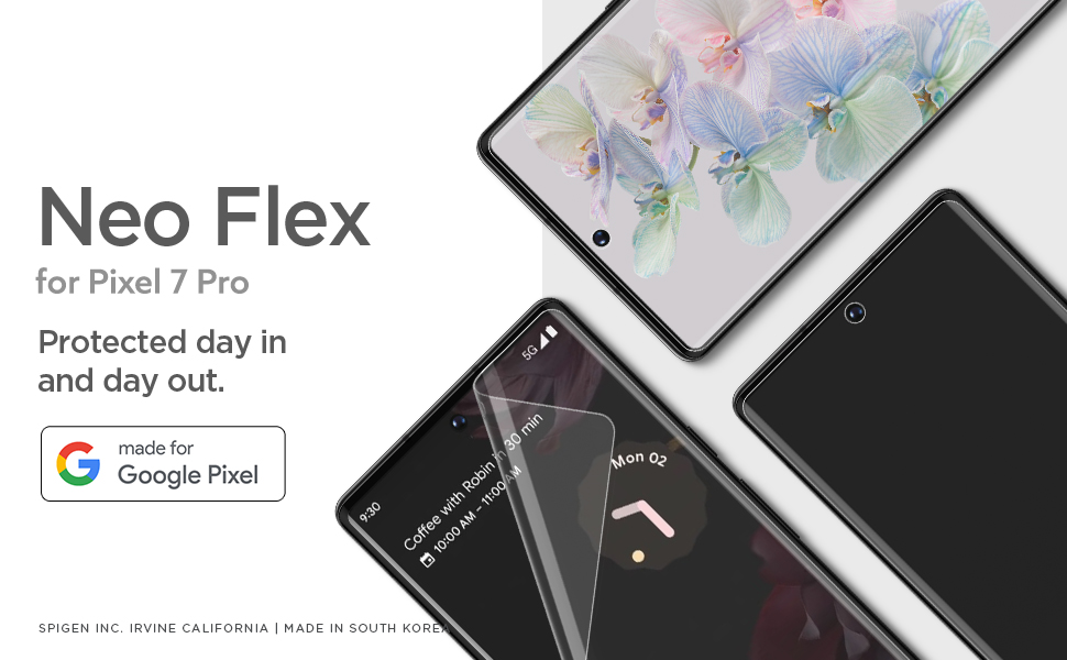 Spigen Tempered Glass Neoflex Screen Guard Protector For Pixel 7 Pro