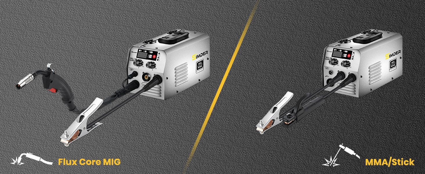 Multi-Application MIG ARC 2 in 1 Stick/MIG Welder 240V Welding Machine