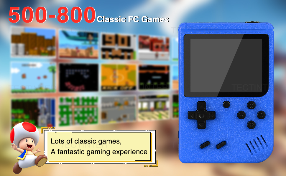 Handheld Game Console with 500 FC GamesRetro Game Console Portable