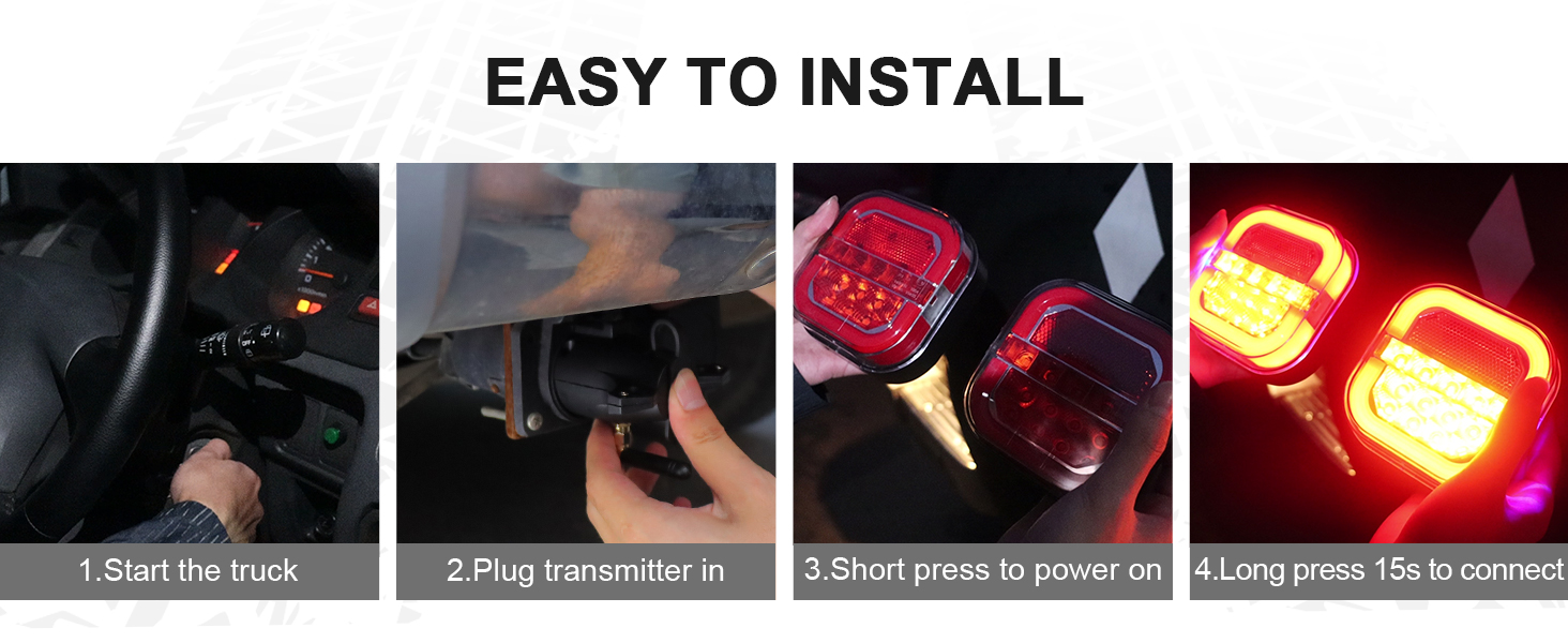 wireless lights for trailer