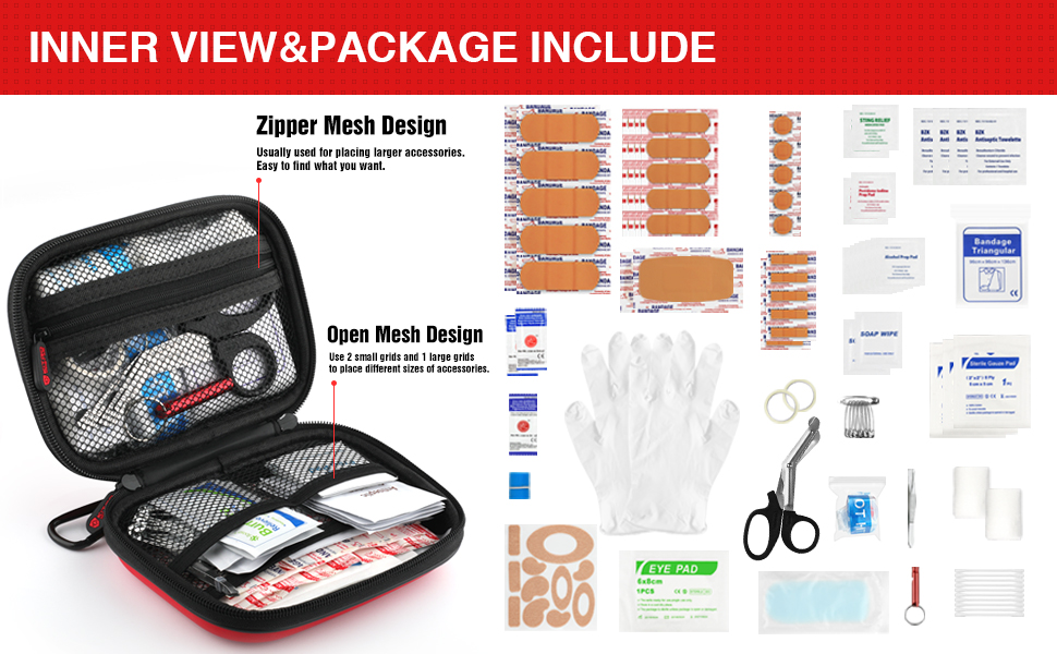 first aid kit for car and survival