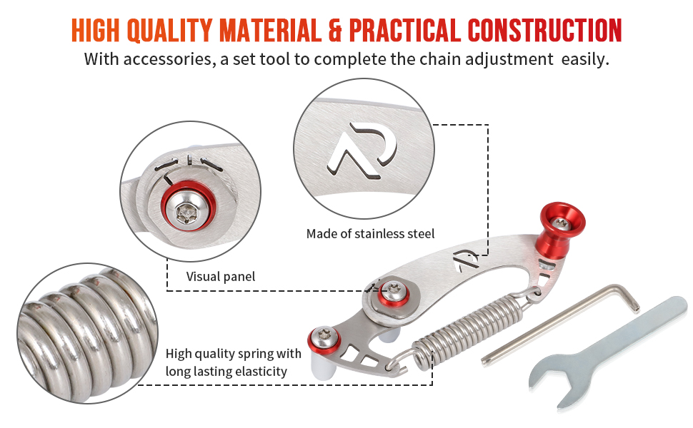Motorcycle Chain Slack Adjuster Tools Chain Tool Tensioner
