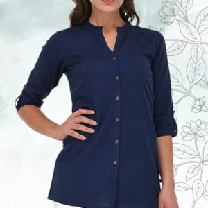 Women's Cotton Top Vastra Fusion Pista Vastra Fusion Anarkali Cotton Top Women's Cotton Top