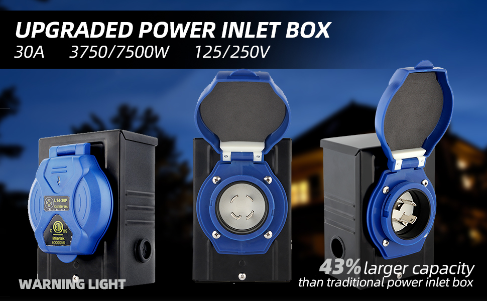 Yaheeda 4 Prong 30 Amp Generator Cord,PreDrilled Power